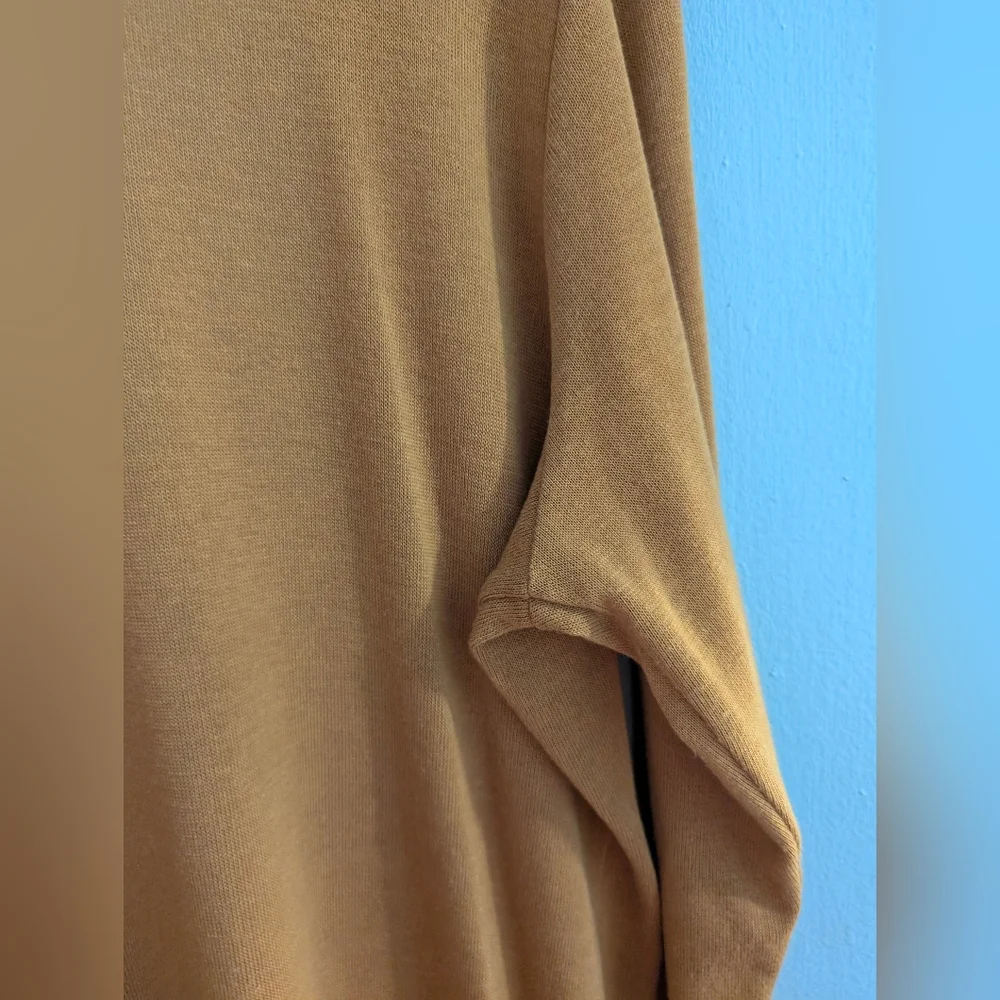 ⭐ Host Pick ⭐ Nikki Poulos Rust Color Open Fron Duster / Cardigan Size Large - Picture 5 of 7
